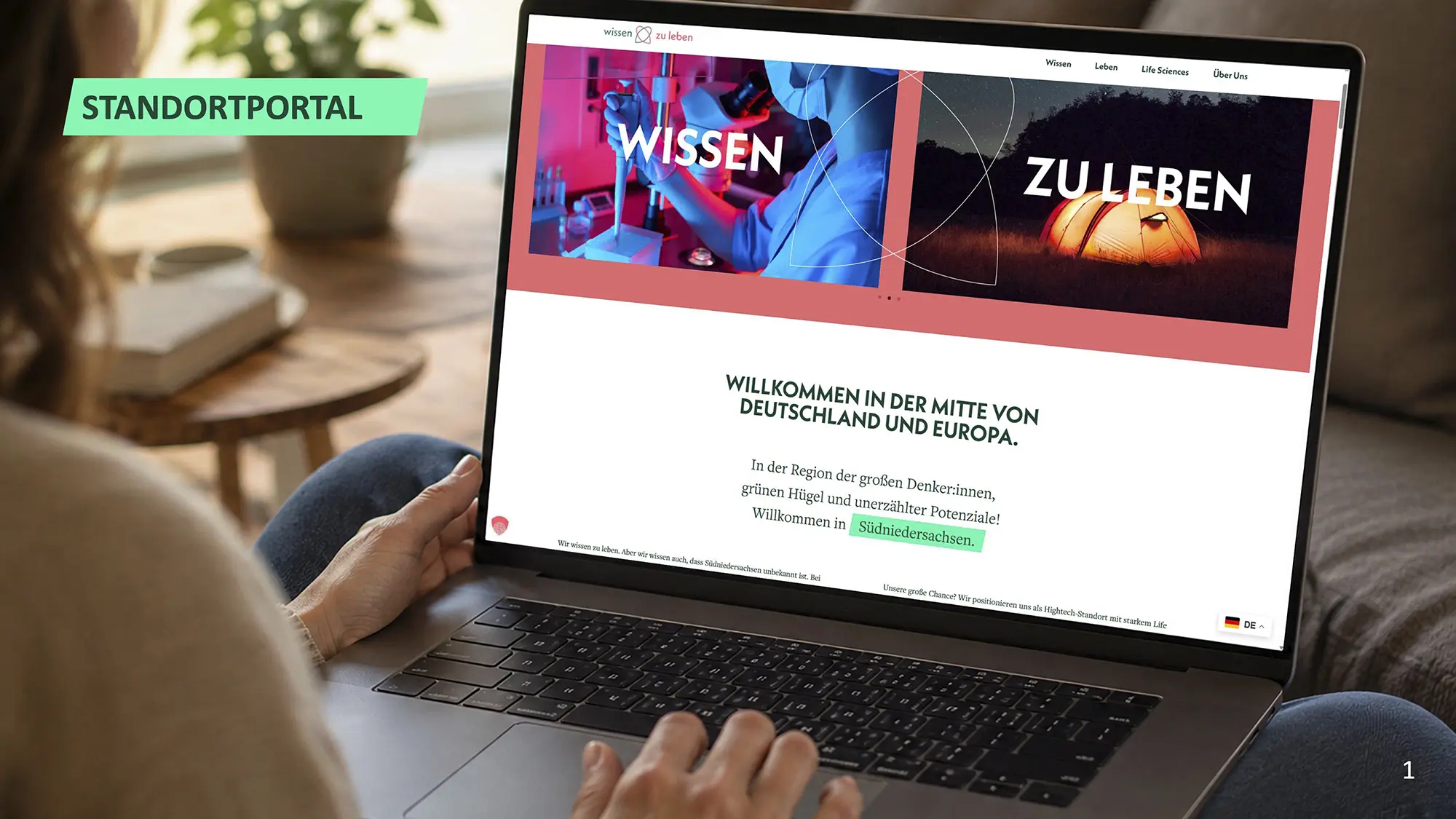 Mockups für Landingpage Standortpartner 1